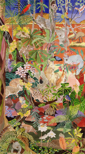 Unique Animals of Australia, 1995 (w/c on paper)