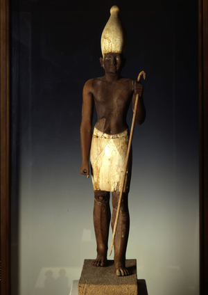 Sesostris I (Wooden Statuette), Licht - Museum of Egypt, Cairo