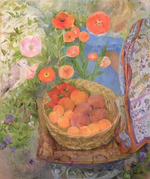 Liberty on the Terrace, 1999 (oil on board)