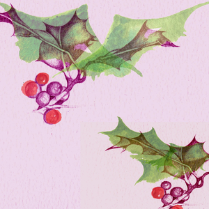 Holly (mixed media)