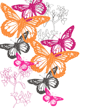 Butterfly (mixed media)