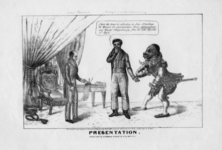 Presentation, published by H R Robinson, New York, 1839 (litho)