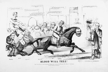 'Blood Will Tell', political cartoon (litho)