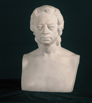 Washington Allston, 1840 (marble)