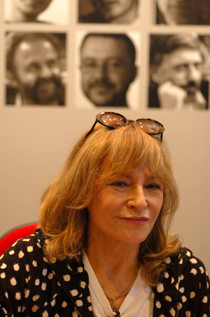Portrait of Nathalie Delon, French actress. March 2007.
