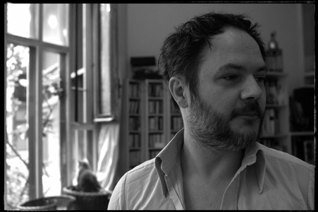 Portrait of Killoffer, French cartoonist. Photography 2007.