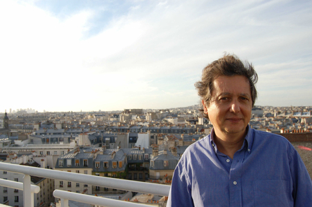 Portrait of Pierre Haski, French journalist.