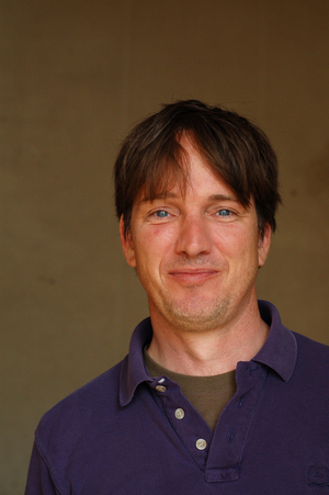 Portrait of the writer Martin Berube. Photography 2008