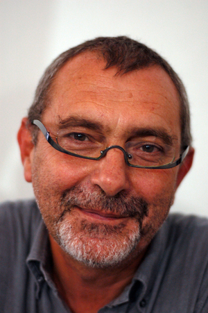 Portrait of Patrick Coupechoux, French writer. Photography 2007.