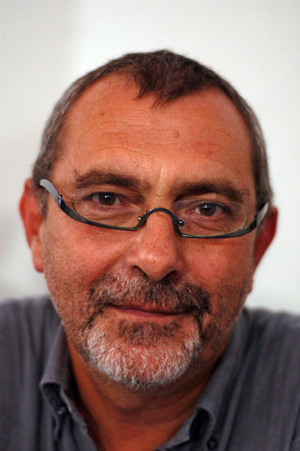 Portrait of Patrick Coupechoux, French writer. Photography 2007.