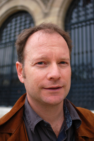 Portrait of Dennis Bock, Canadian writer. Photograph 2006.