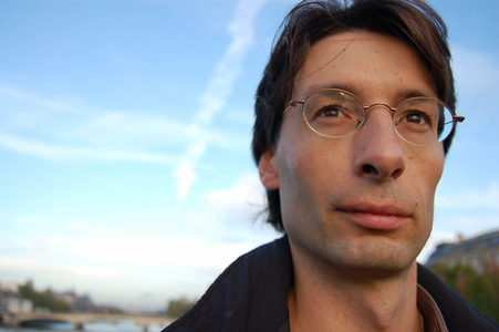 portrait of Thomas Paris French writer in October 2006.