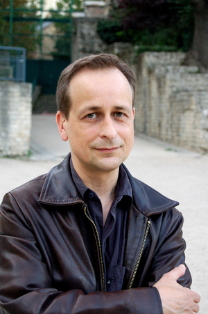 Portrait of Phil Casoar, French writer.