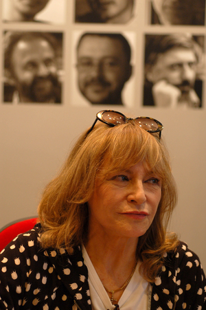 Portrait of Nathalie Delon, French actress. March 2007.