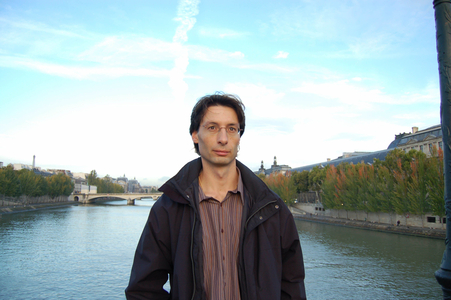 portrait of Thomas Paris French writer in October 2006.