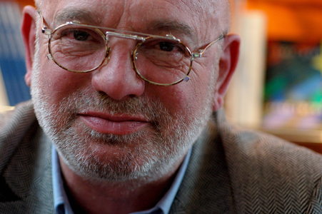 Portrait of Michel Quint, French writer. March 2007.