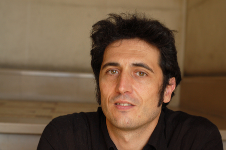 Portrait of Pierre Druilhe cartoonist and comic book author. Photography 2008.