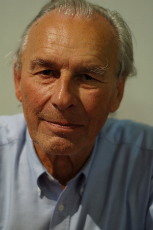 Portrait of Claude Cabanes, French writer. Photography 2007.