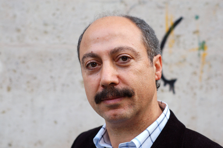 Portrait of Carmine Abate, writer. Photography February 2008.