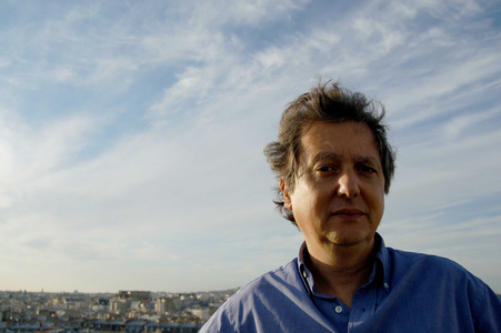 Portrait of Pierre Haski, French journalist.