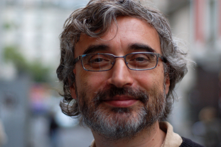 Portrait of David B., cartoonist. Photography 2007.