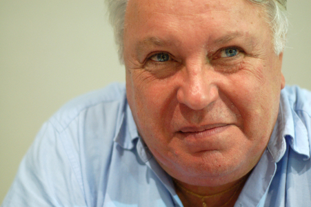 Portrait of Gerard Filoche, French writer. Photography 2007.