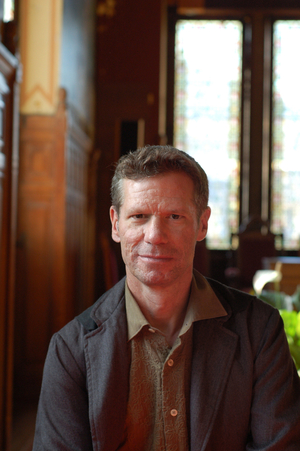 Portrait of writer Peter Cameron.