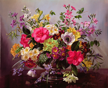 AW/22 Freesias, primroses and bluebells