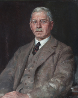 Basil Oliver, Master in 1932 (oil on canvas)