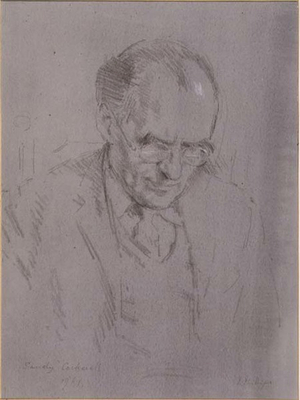 Sandy Cockerell, 1969 (pencil on paper)