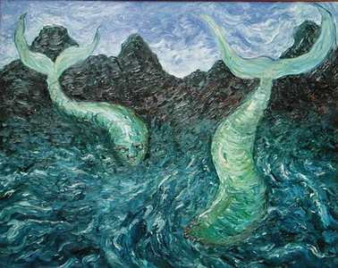 Spirits of the Pacific, 1987-89 (oil on canvas)
