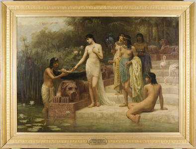 Pharaoh's Daughter - The Finding of Moses, 1886 (oil on canvas)