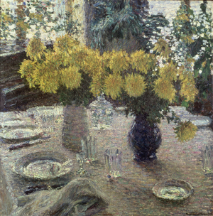 Chrysanthemums, 1905 (oil on canvas)