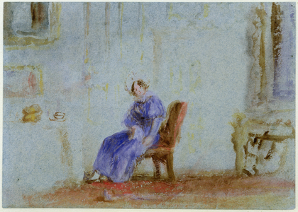 Spilt Milk, c.1828 (w/c and gouache)