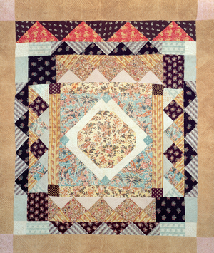 Welsh patchwork quilt, early 19th century