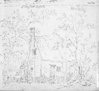 Cottage at East Bergholt (drawing)