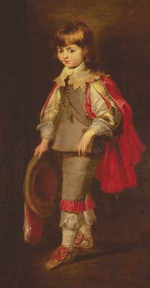 Portrait of the artist's son (oil on canvas)