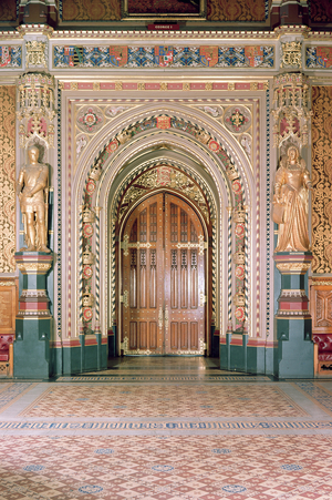 Houses of Parliament, Entrance to the Robing Room, Royal Gallery, c.1841, Sir Charles Barry, (1795-1860) & Augustus Pugin, (1812-52) Westminster, London, UK 