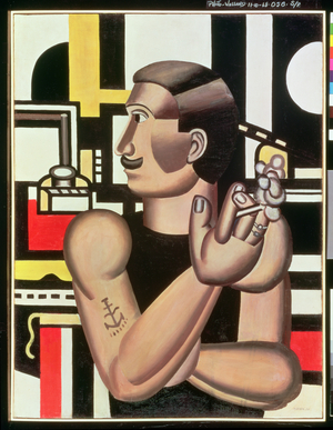 The Mechanic, 1920 (oil on canvas)