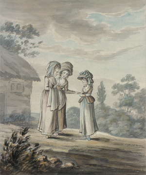 Landscape with three Figures