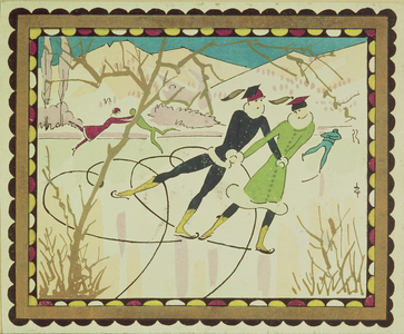 Figure Skating, Christmas card