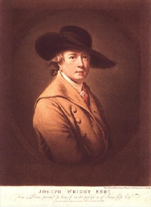 Joseph Wright of Derby by James Ward (1769-1859), 1807 (mezzotint)