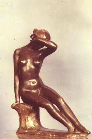 Sitting Girl by Aristide Maillol (1861-1944)
