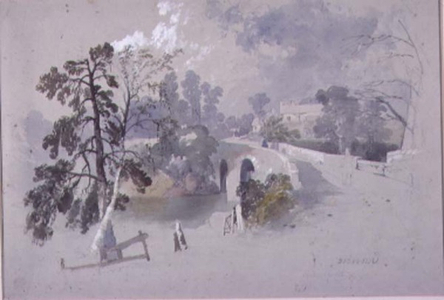 Canonbie, Dumfriesshire (w/c on paper)