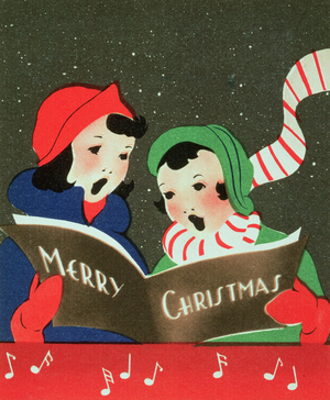 "Merry Christmas", Christmas card