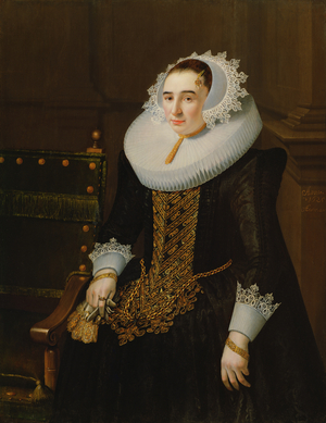 Portrait of a Lady, said to be Princess Sohns (oil on panel)
