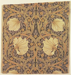 'Pimpernel' wallpaper design, 1876
