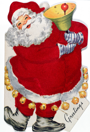 Father Christmas, Victorian Christmas card