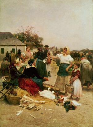 The Poultry Market, 1885