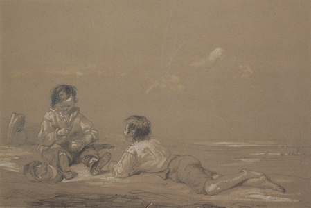 The Young Boat-builders (drawing)